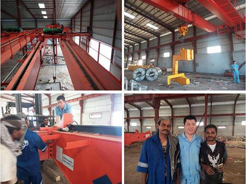 Yemen.jpgでクレーンの設置と試運転を完了 Complete crane installation and commissioning in Yemen.jpg